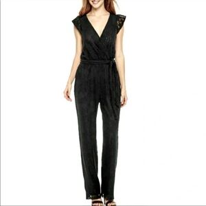 I HEART RONSON Black Jumpsuit Pants